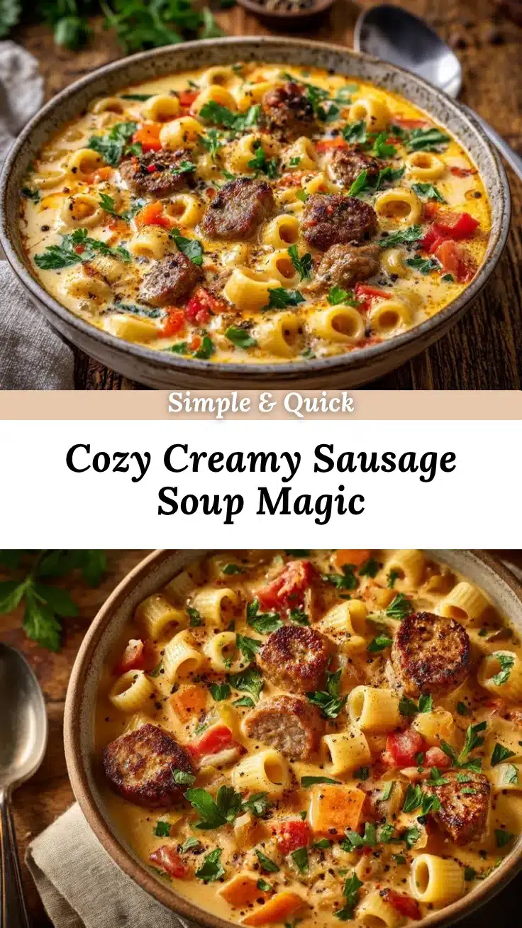 creamy sausage ditalini soup recipe
