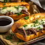 Crockpot French Dip Sandwiches - featured image