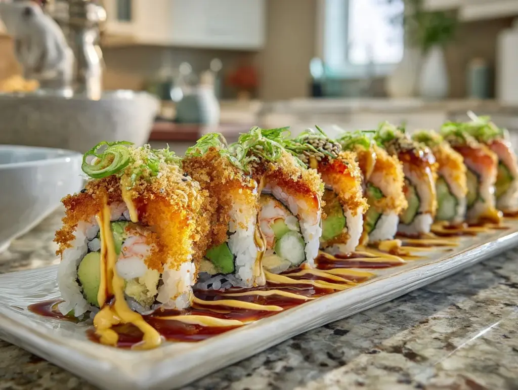 Dragon Roll Recipe - featured image