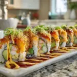Dragon Roll Recipe - featured image