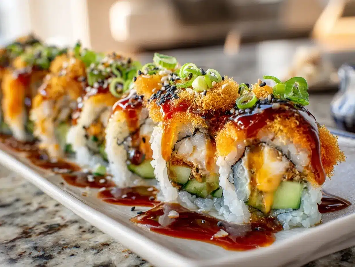 Dragon Roll Recipe preparation steps