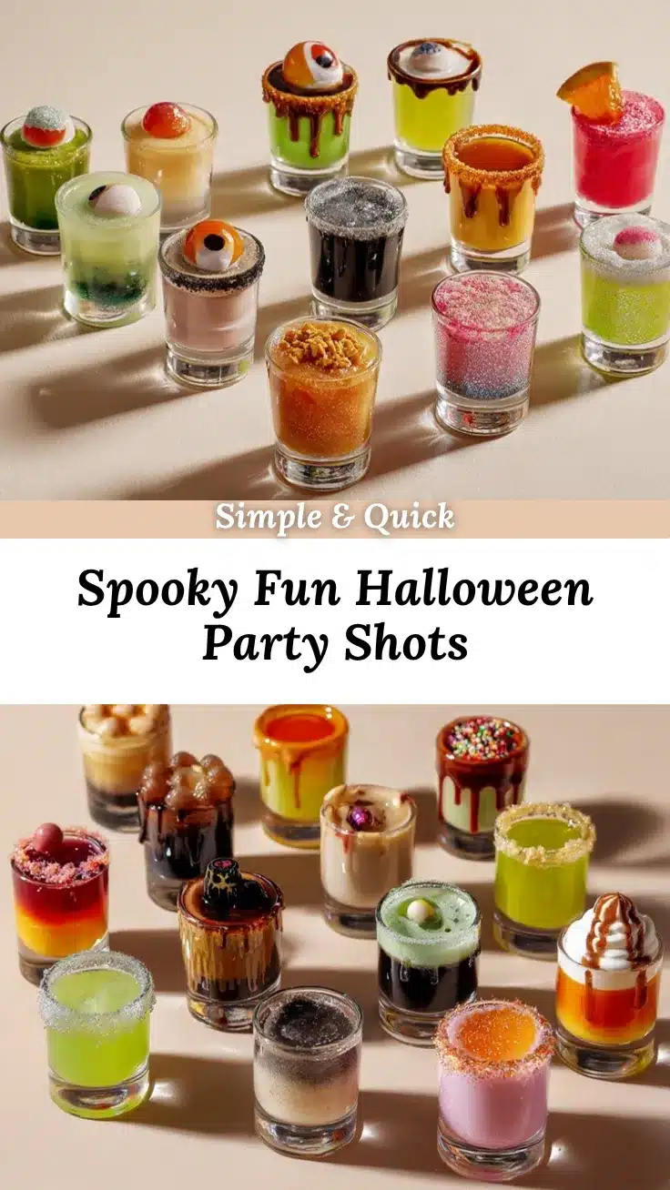 Halloween shots recipe