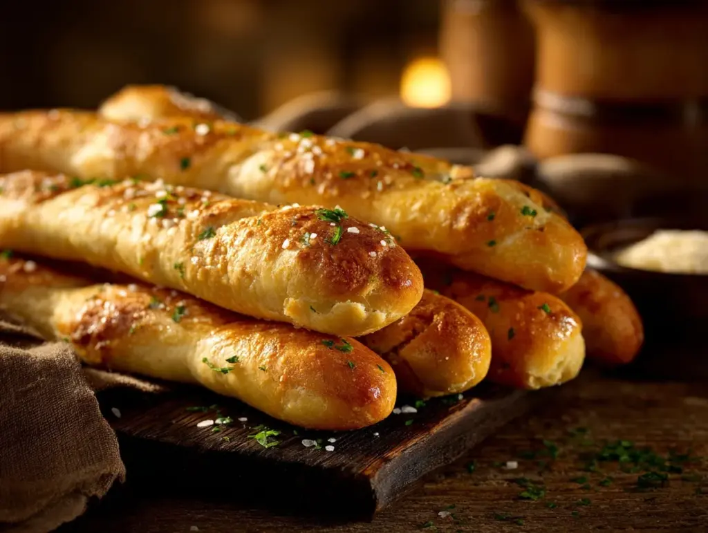 homemade breadsticks - featured image