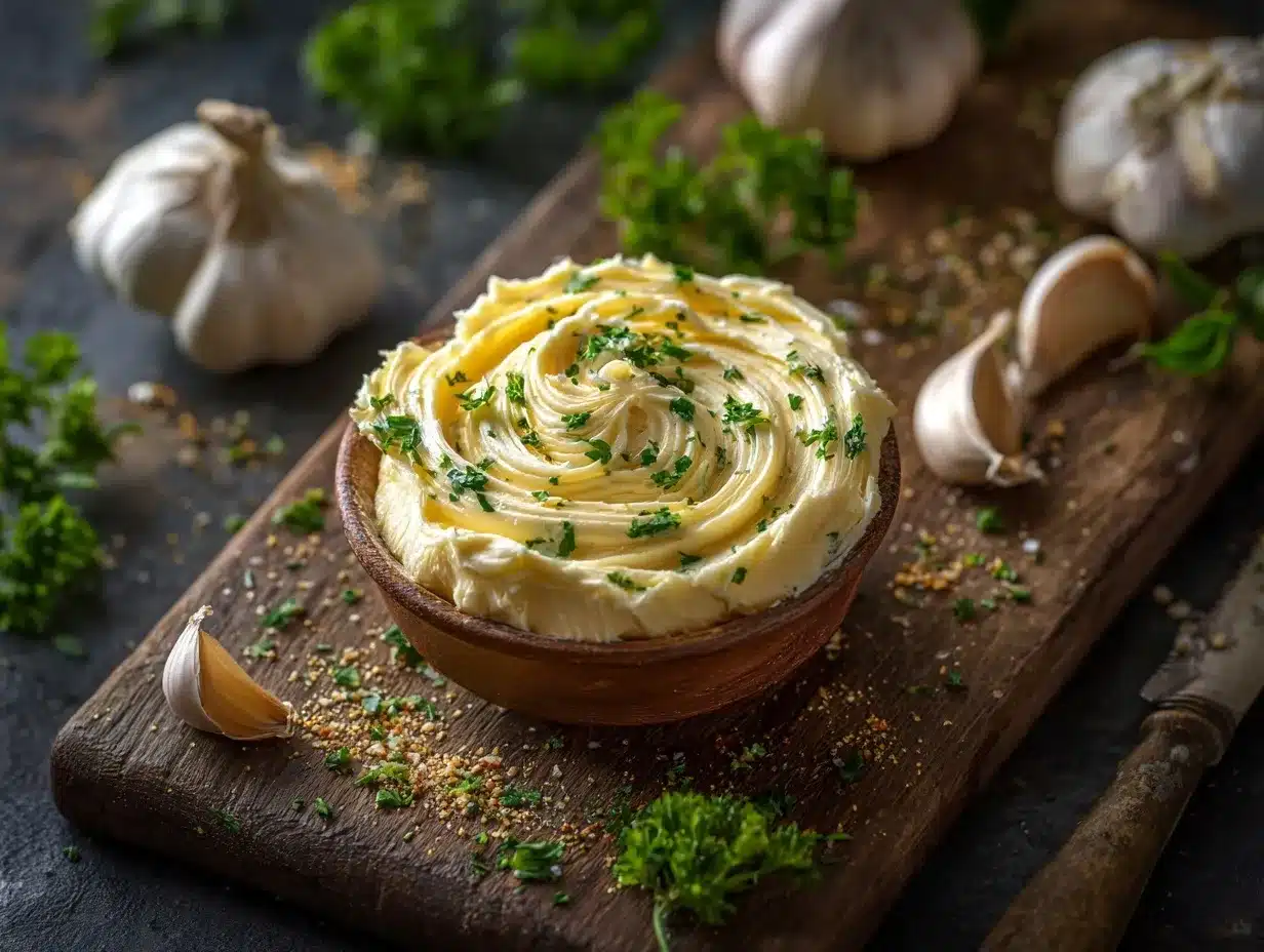 homemade garlic butter preparation steps