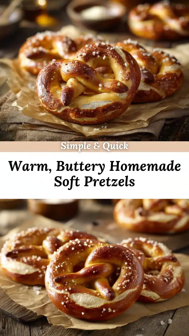 Homemade Soft Pretzels recipe