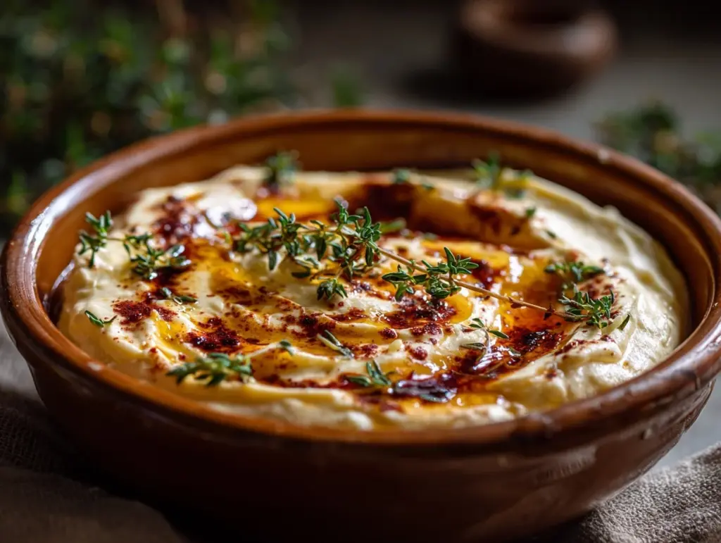 Hot Honey Cheese Dip - featured image