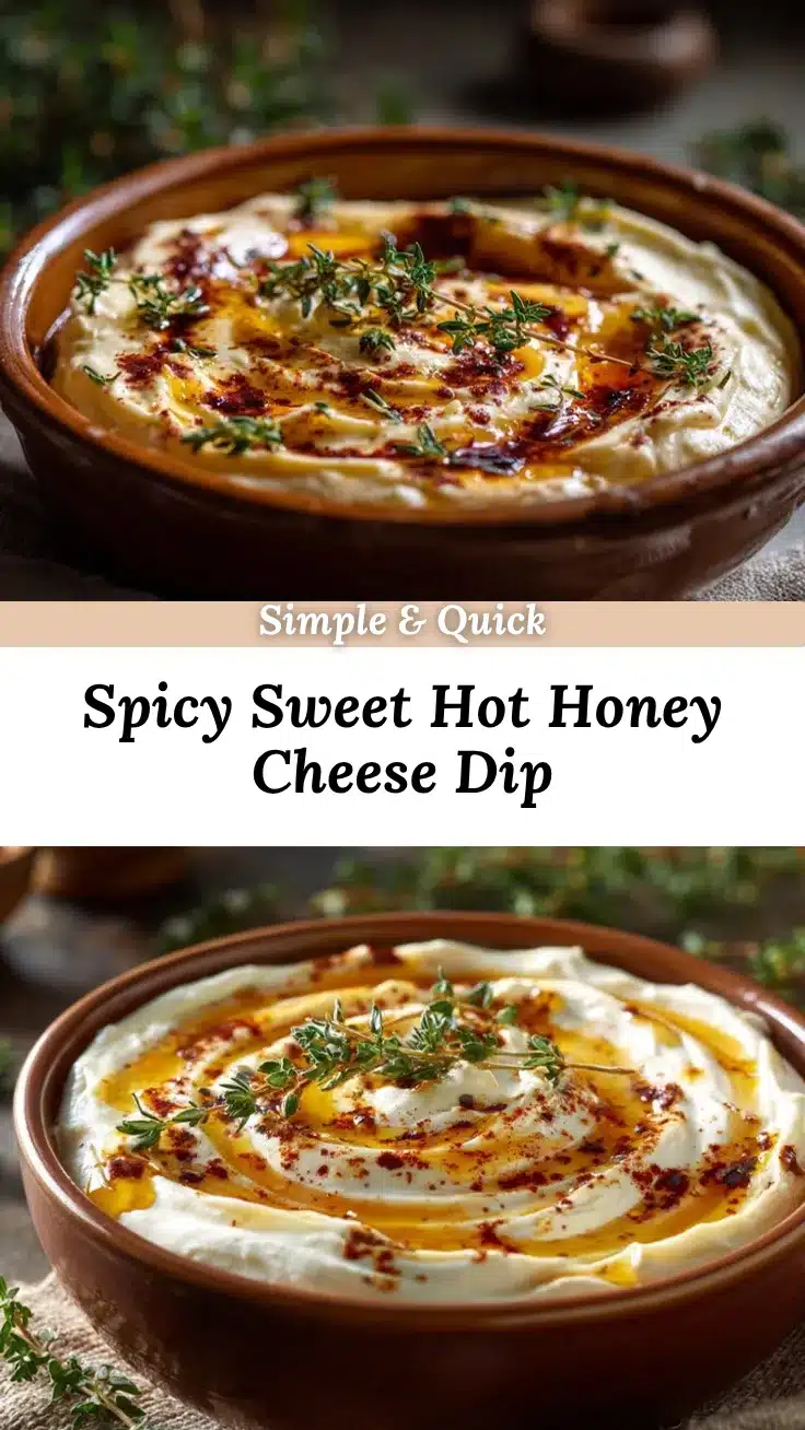 Hot Honey Cheese Dip recipe