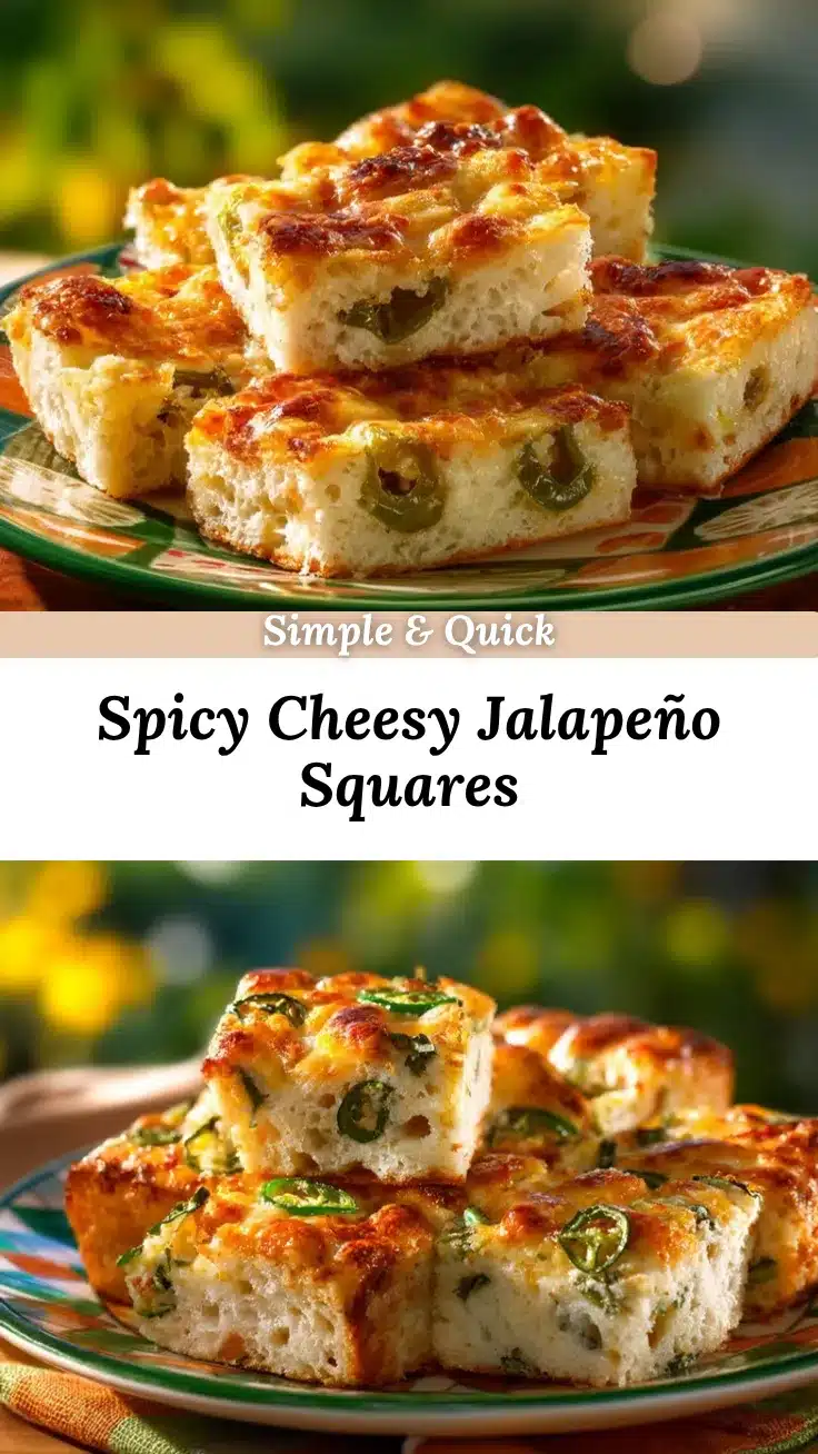 Jalapeño Cheese Squares recipe