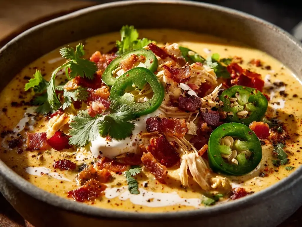 jalapeño popper chicken soup - featured image