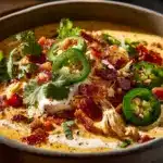 jalapeño popper chicken soup - featured image