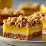 lemon oatmeal crumble bars - featured image