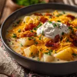loaded baked potato soup - featured image