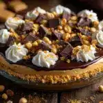 no-bake peanut butter pie - featured image