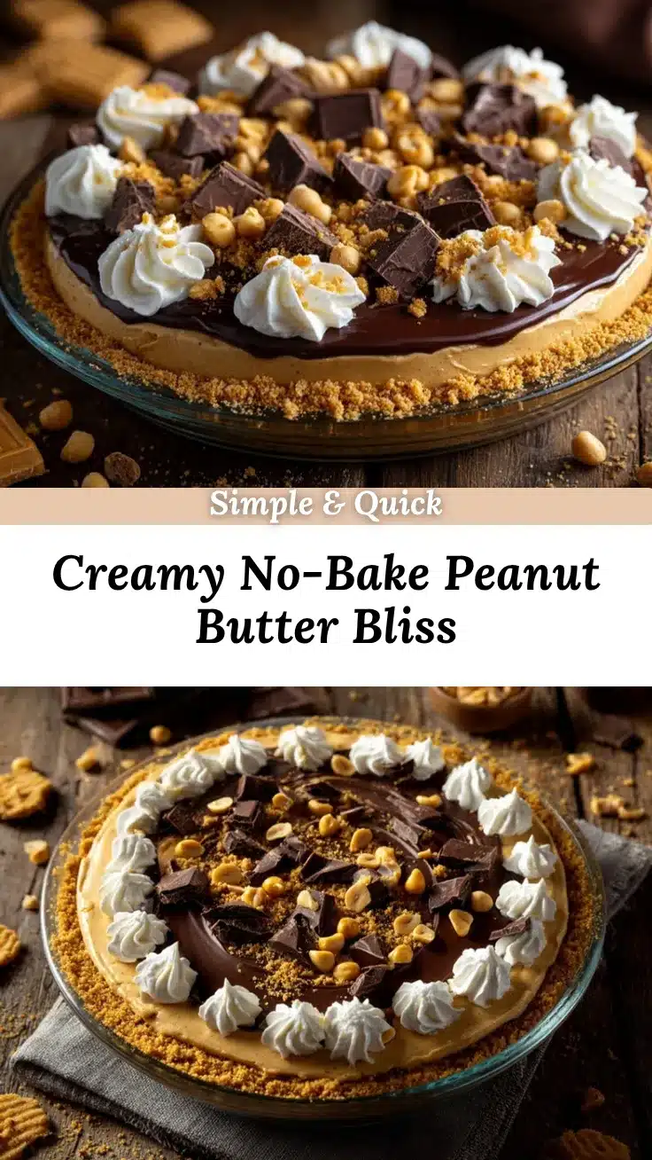 no-bake peanut butter pie recipe