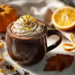 orange hot chocolate - featured image