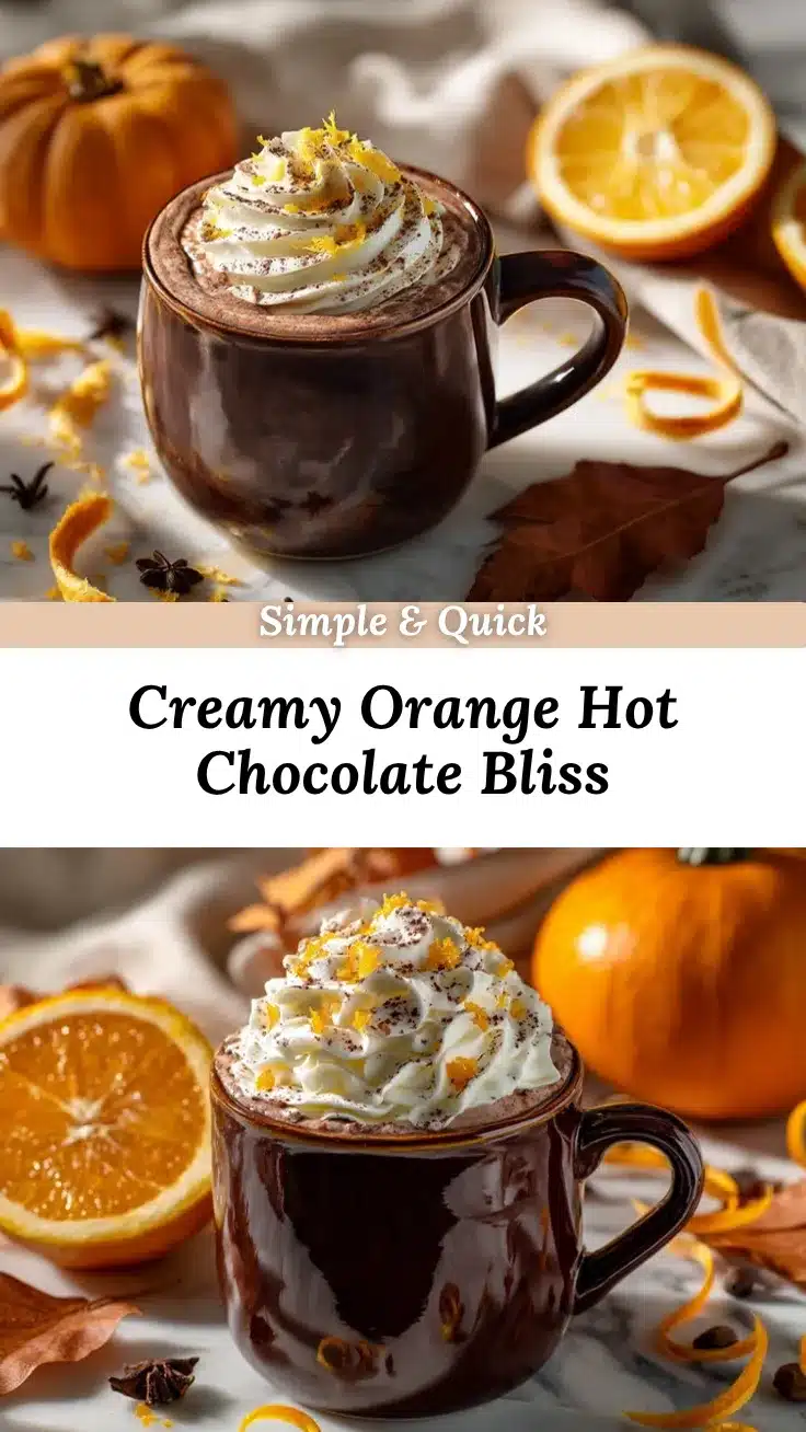 orange hot chocolate recipe