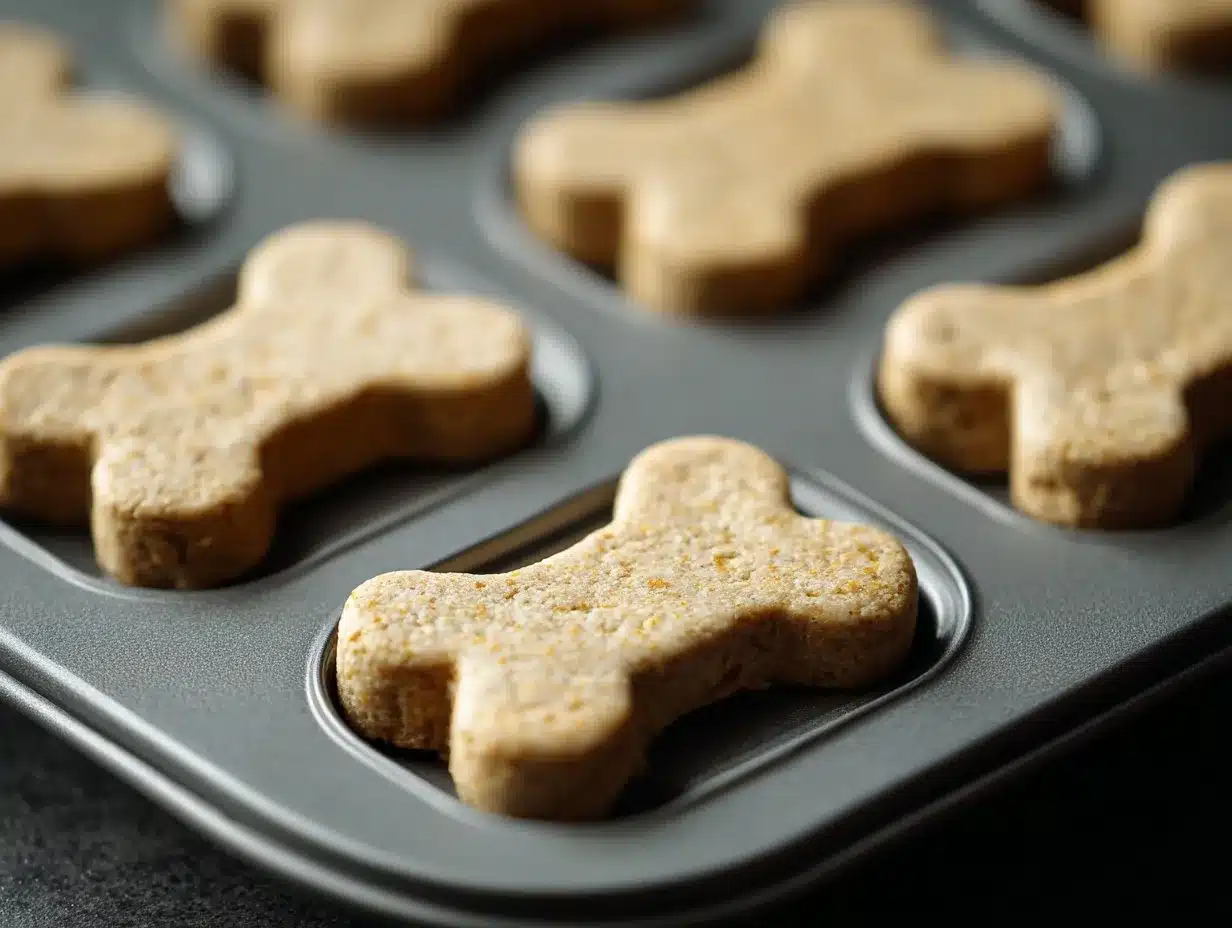 Peanut Butter Banana Dog Treats preparation steps