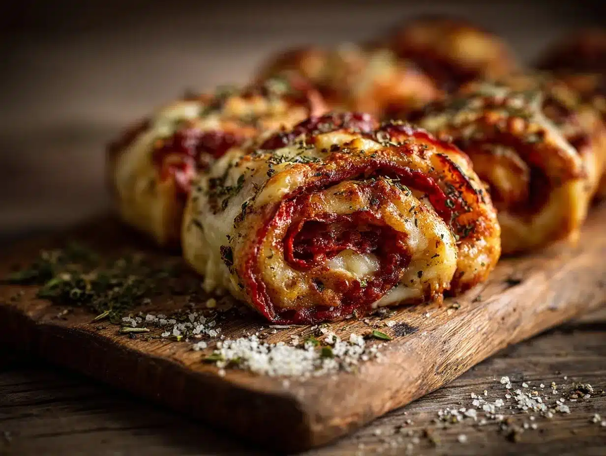 pepperoni roll-ups preparation steps