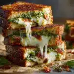 pesto grilled cheese - featured image