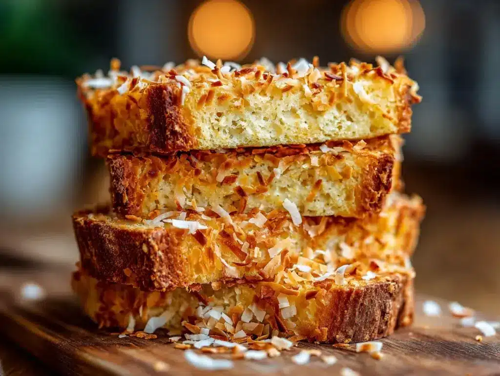 pineapple coconut bread - featured image