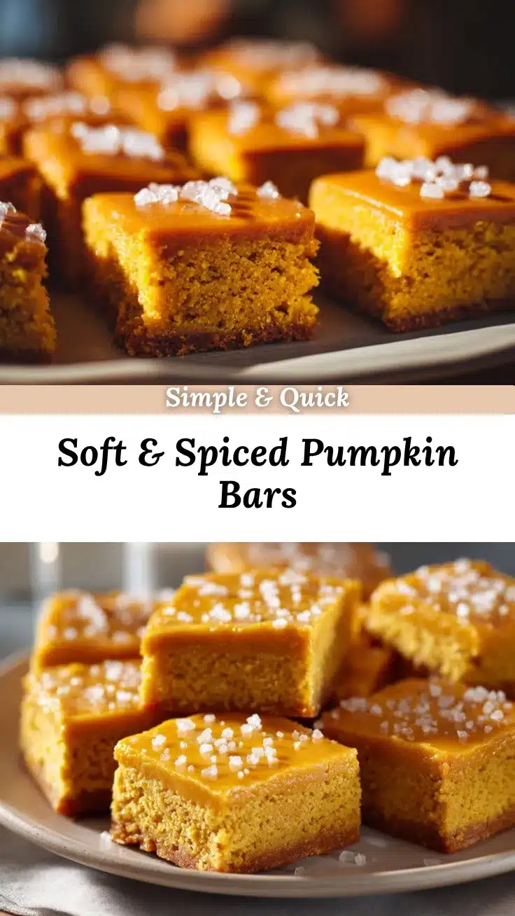 Pumpkin Bars recipe