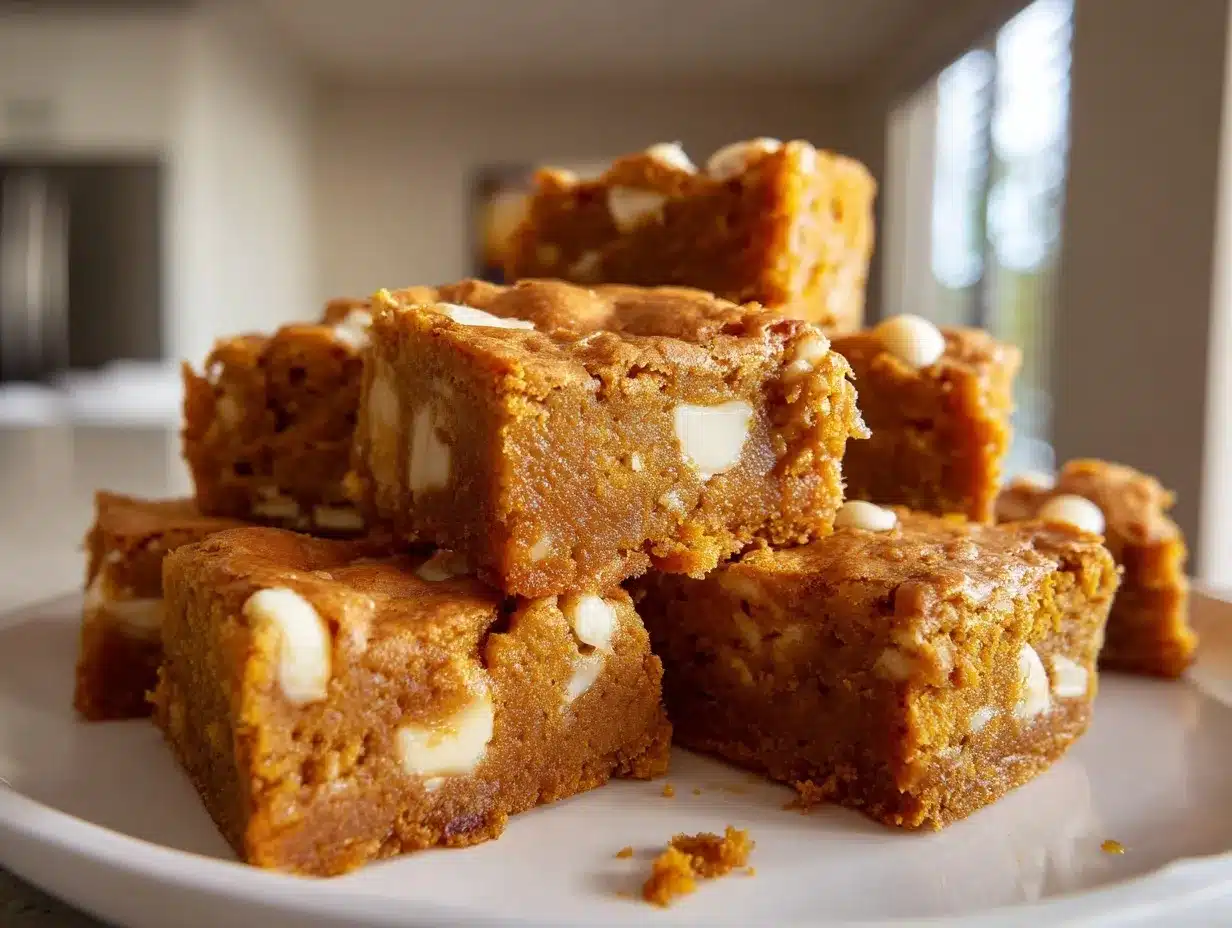 Pumpkin Blondies preparation steps