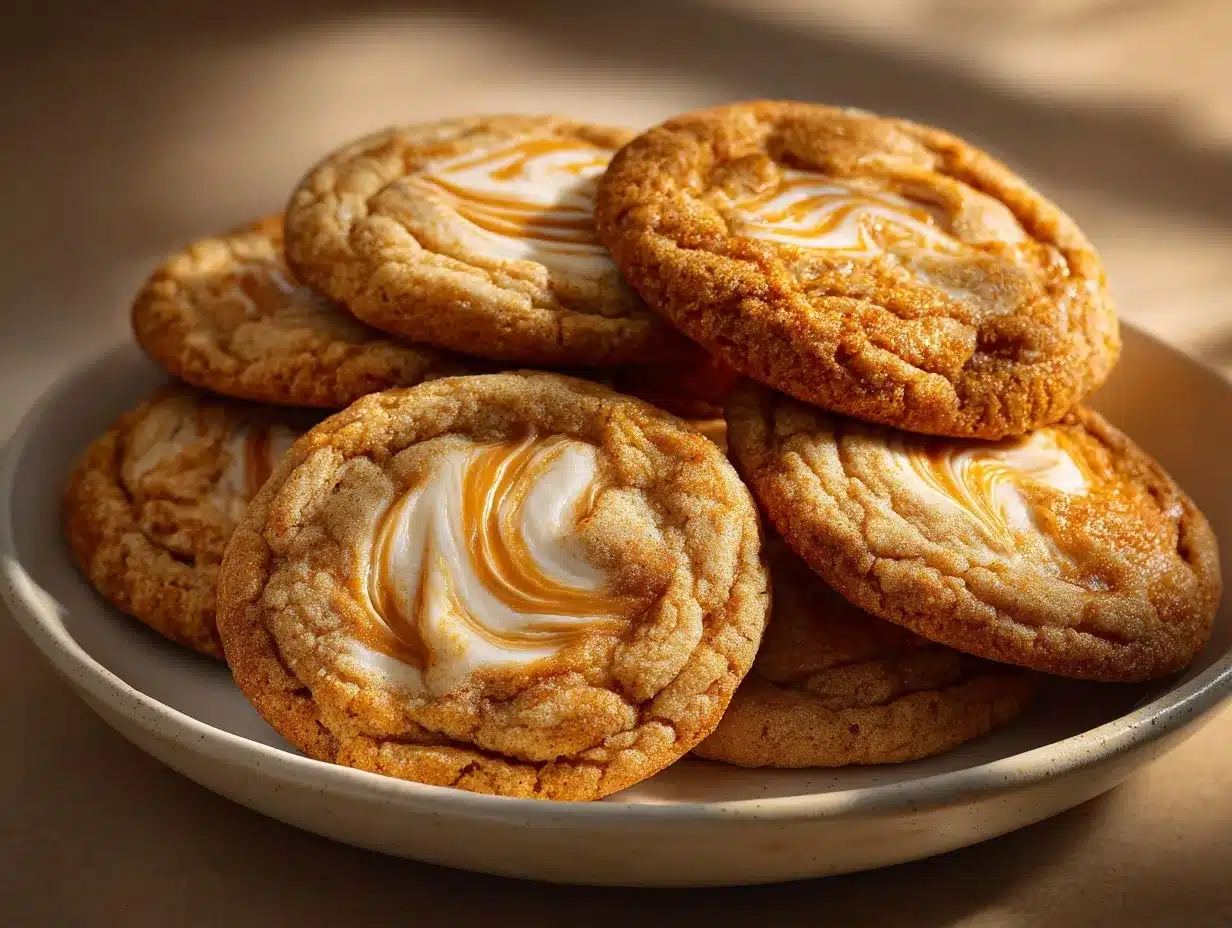 Pumpkin Butter Cheesecake Cookies preparation steps