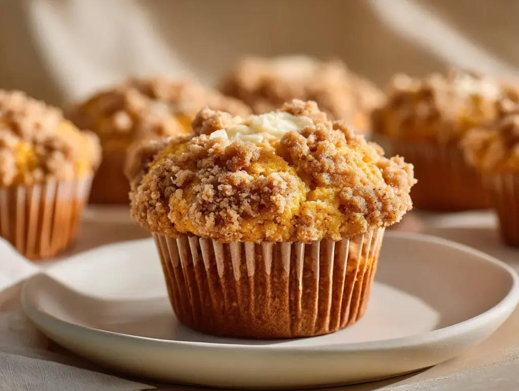 Pumpkin Cheesecake Muffins - featured image