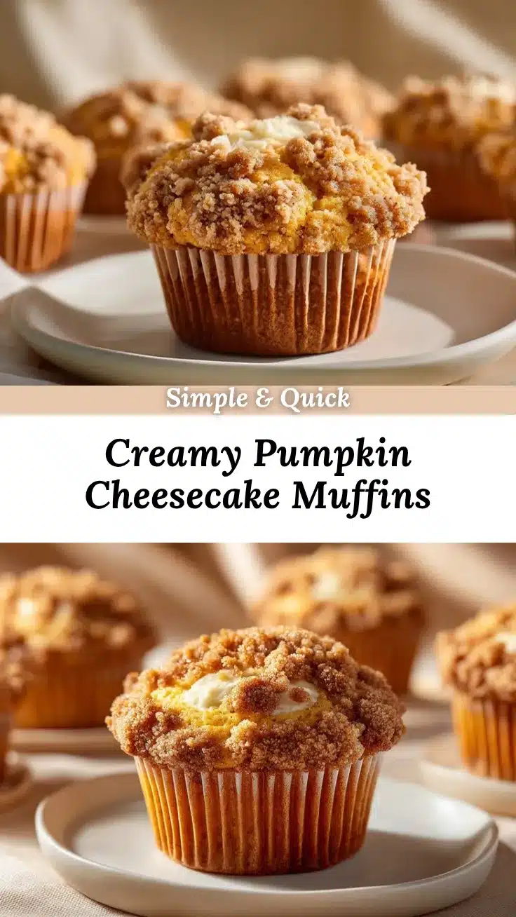 Pumpkin Cheesecake Muffins recipe