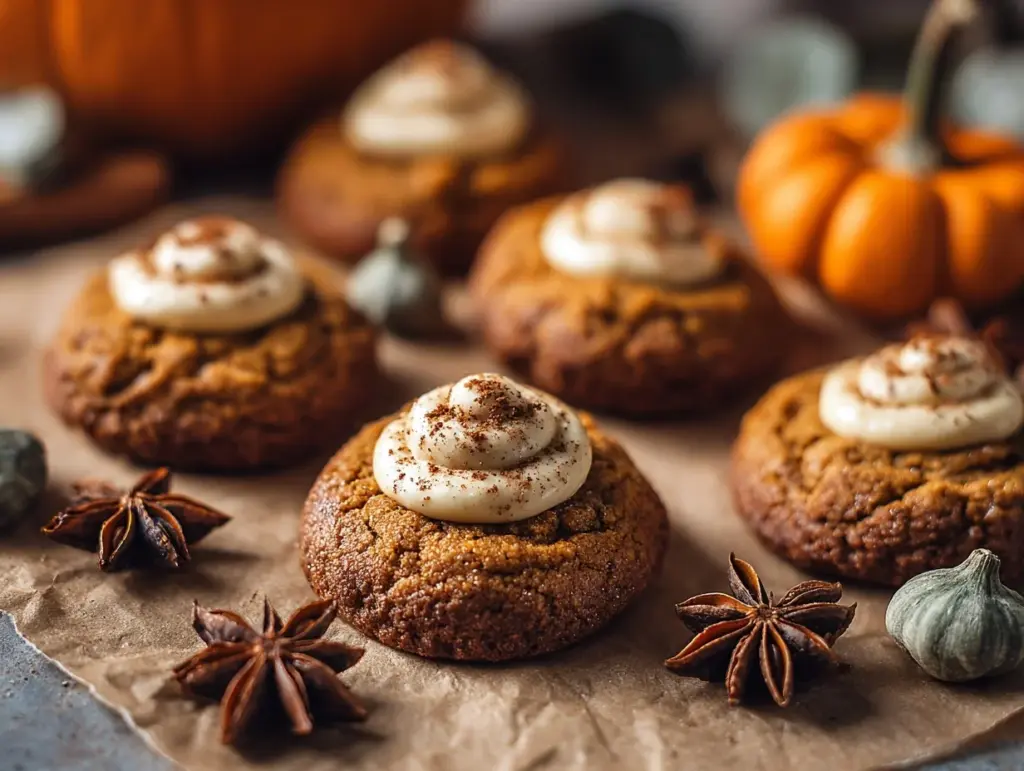 Pumpkin Cheesecake Thumbprint Cookies - featured image