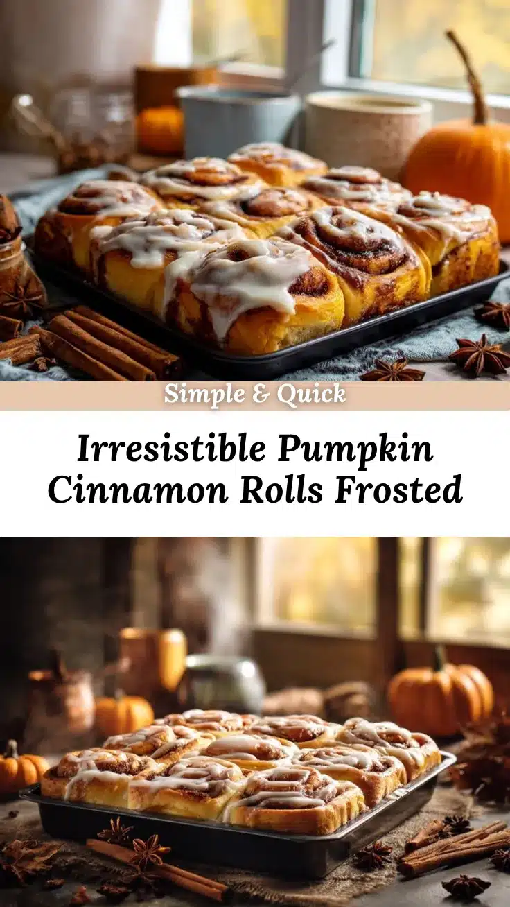 Pumpkin Cinnamon Rolls recipe