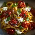 roasted tomato pasta - featured image