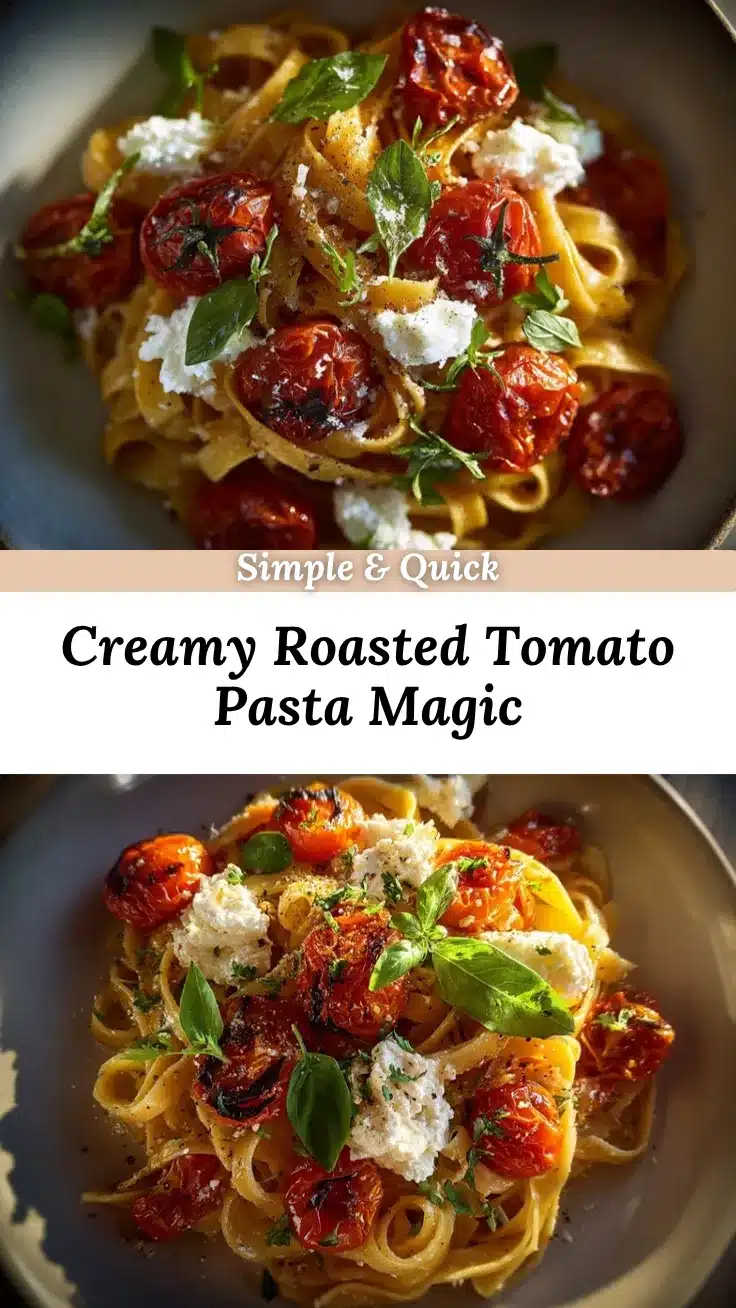 roasted tomato pasta recipe