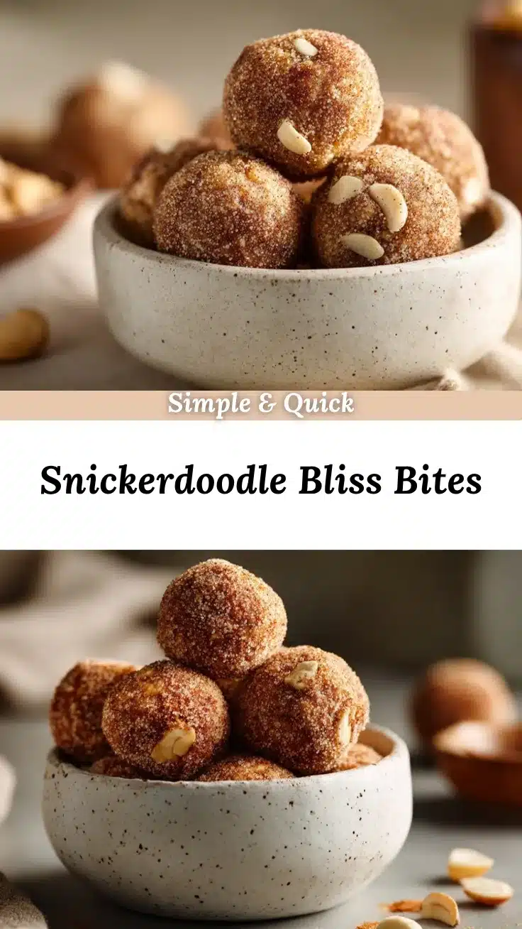 Snickerdoodle Energy Balls recipe