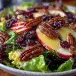 apple cranberry pecan salad - featured image