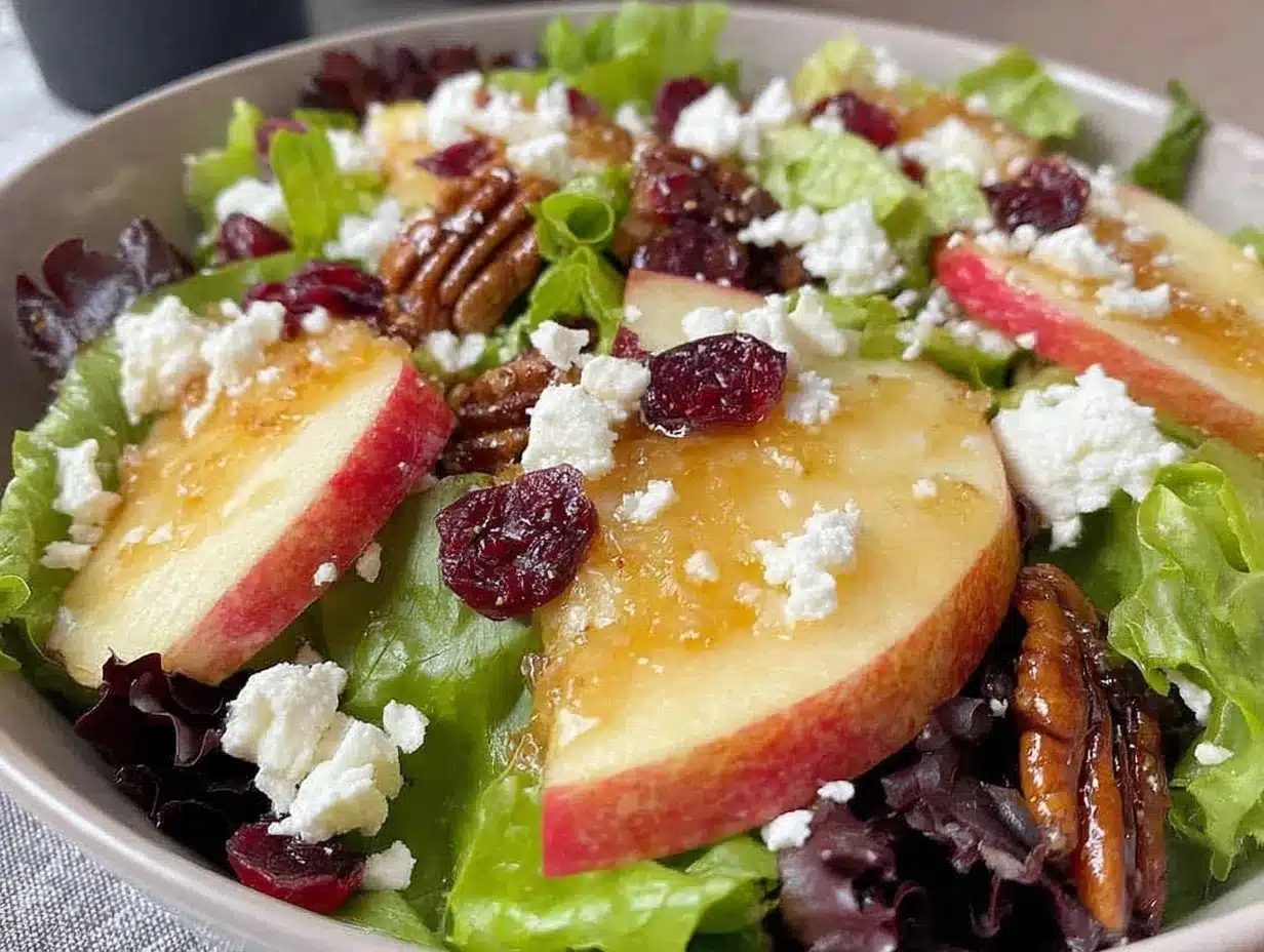 apple feta salad preparation steps