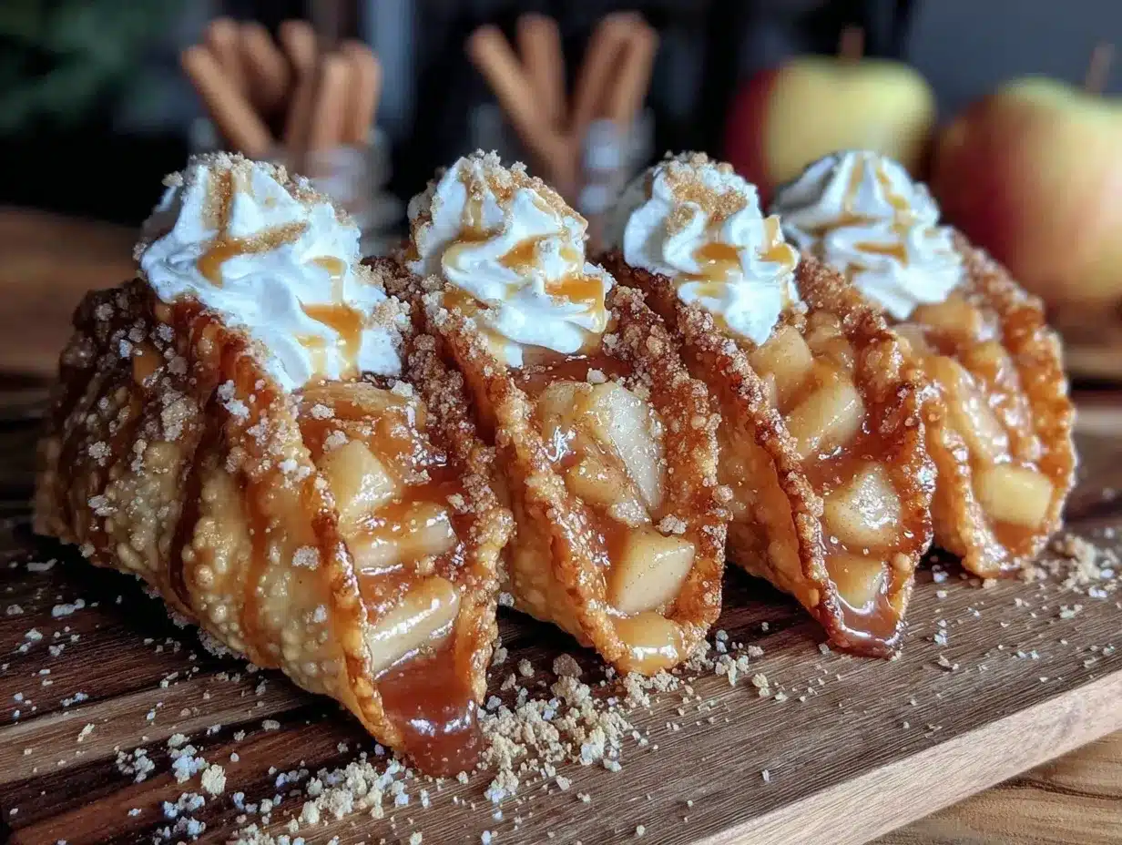 Apple Pie Tacos preparation steps