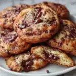 bakery style chocolate chip cookies - featured image
