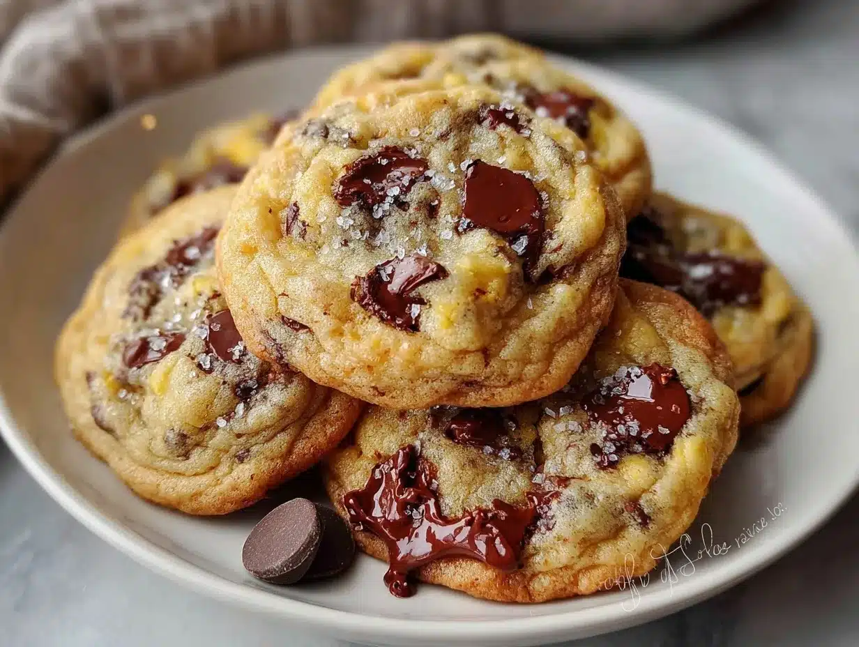 bakery style chocolate chip cookies preparation steps
