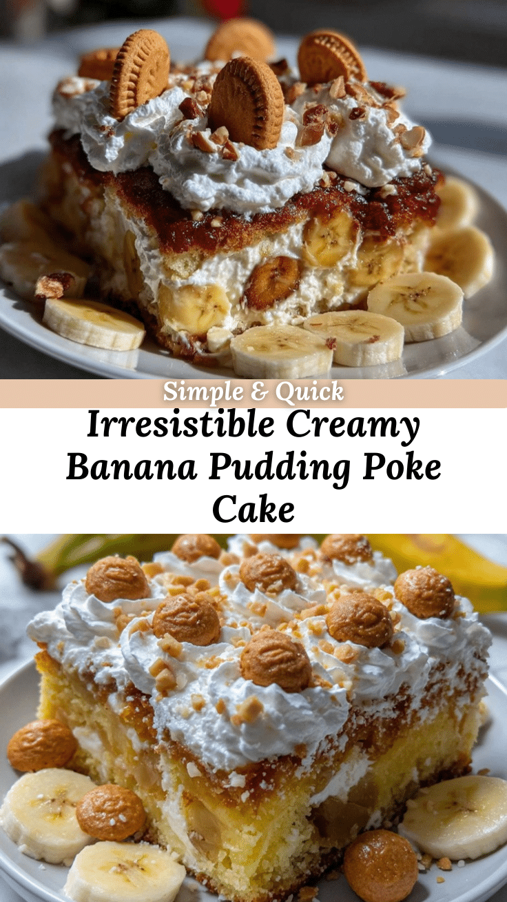 banana pudding poke cake recipe