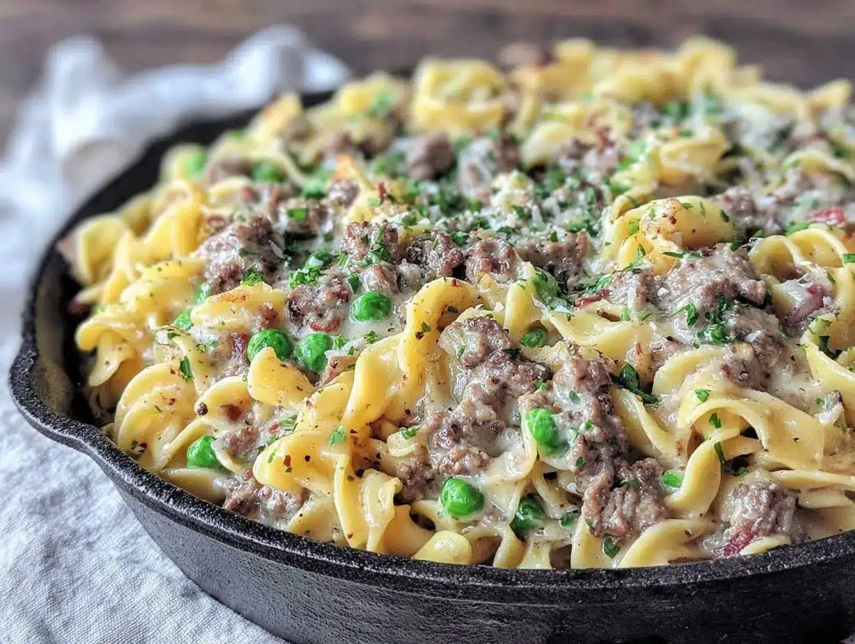 beef stroganoff casserole preparation steps