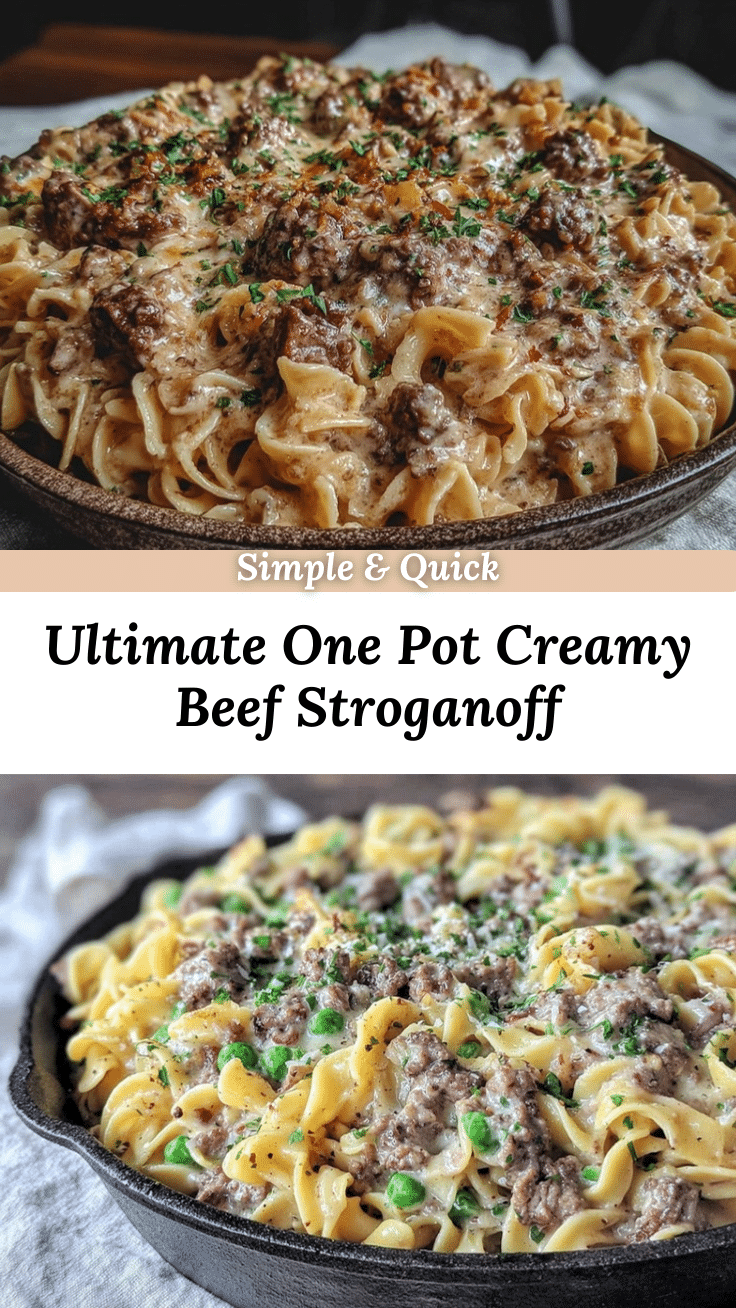 beef stroganoff casserole recipe