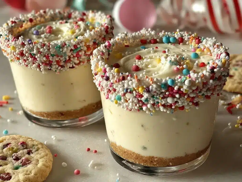 Birthday Cake Sugar Cookie Shots - featured image