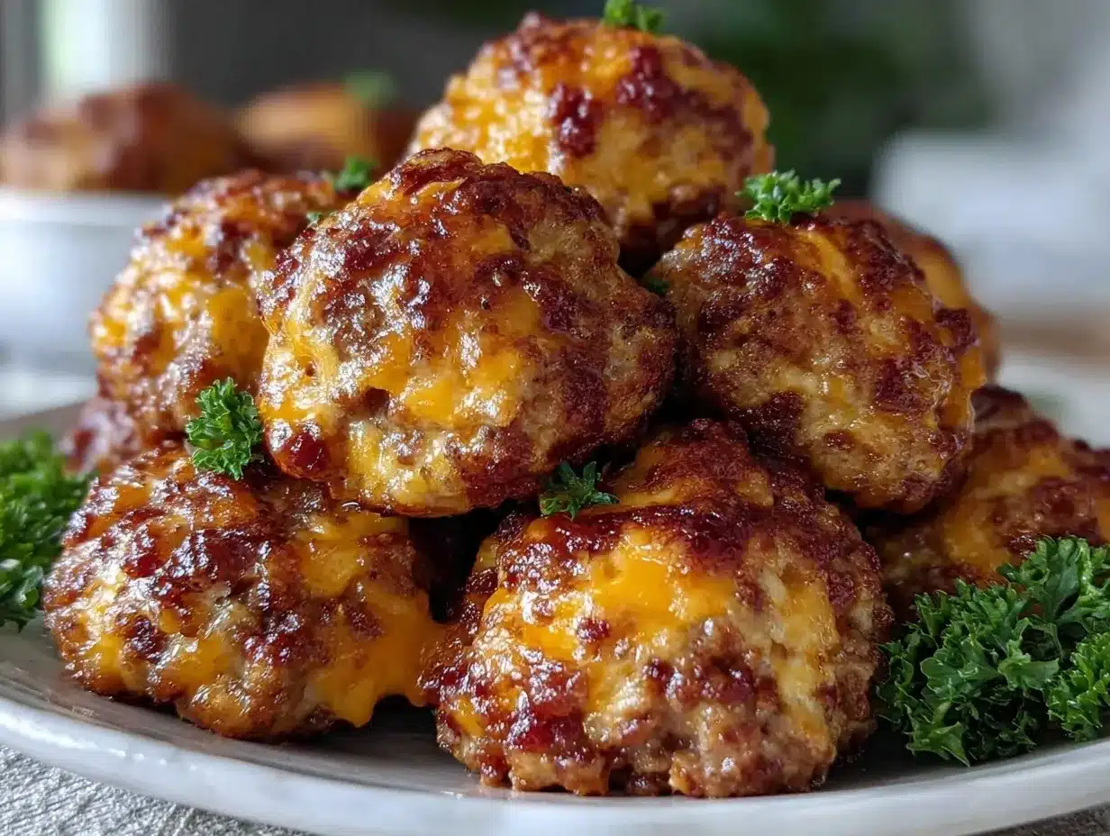 Bisquick sausage balls preparation steps