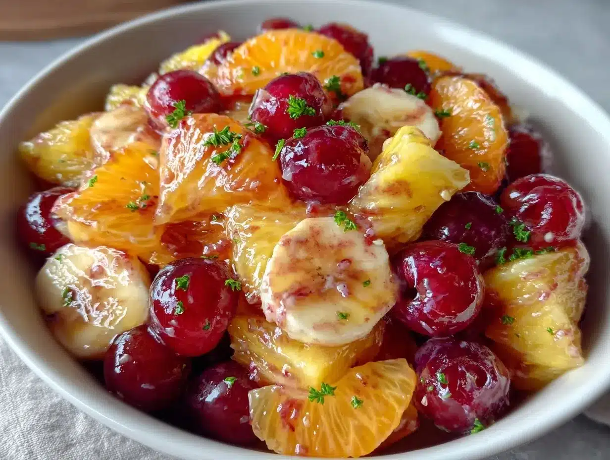 brunch fruit salad preparation steps