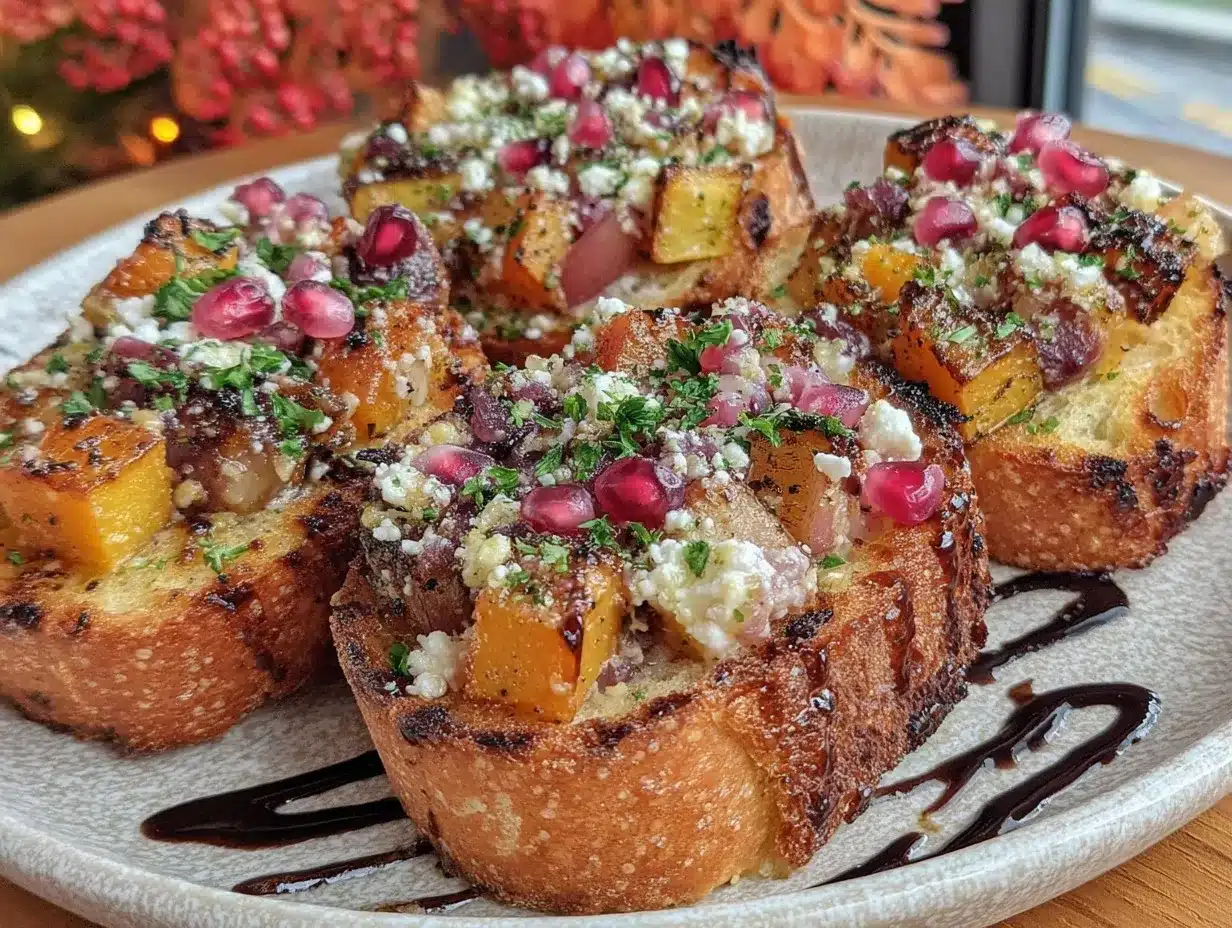 butternut squash bruschetta preparation steps