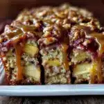 Caramel Apple Cinnamon Streusel Bread - featured image