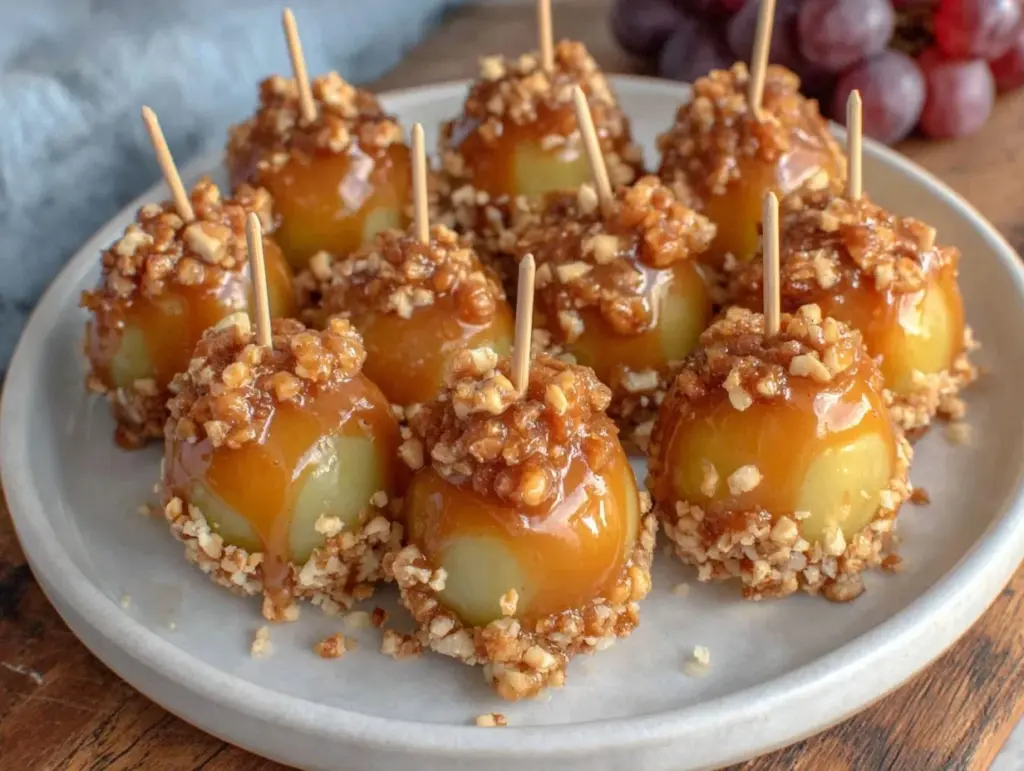 caramel apple grapes - featured image