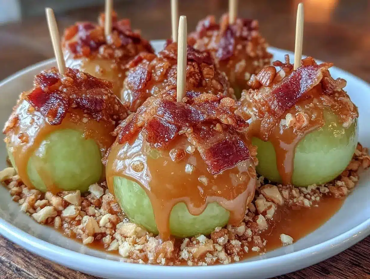 caramel apple grapes preparation steps