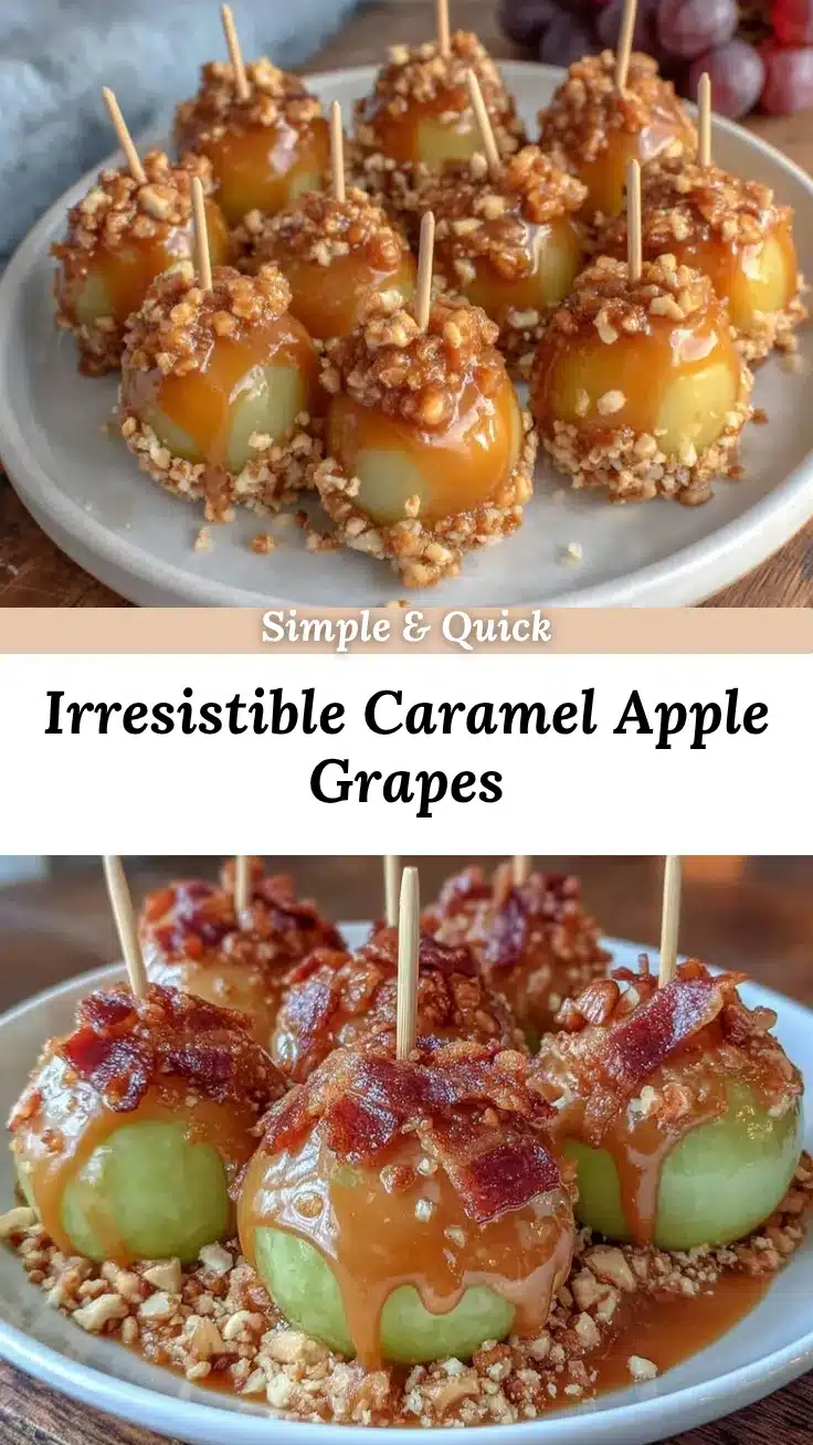 caramel apple grapes recipe